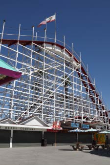 Giant Dipper, Beach Boardwalk, Santa Cruz, Kalifornien