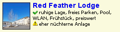 Hotelempfehlung Red Feather Lodge