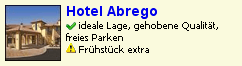 Hotelempfehlung Hotel Abrego
