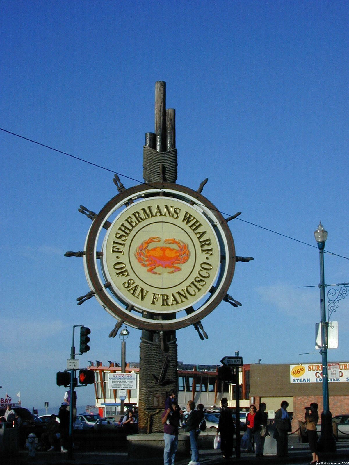 Fishermans Wharf von San Francisco - Aquatic Park, Hyde Street Pier