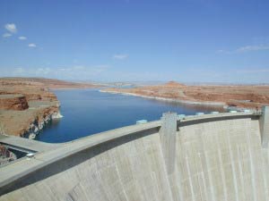 Lake Powell, Glen Canycon Dam, Glen Canyon, Arizona