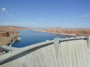 Lake Powell, Glen Canycon Dam, Glen Canyon, Arizona