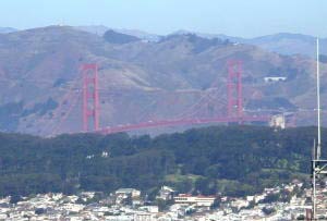 Golden Gate Bridge, Marin Headlands, San Francisco, Kalifornien