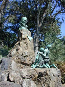 Miguel Cervantes Denkmal, Golden Gate Park, San Francisco, Kalifornien