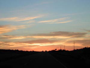 Interstate 40, Mojave Wste, Kalifornien