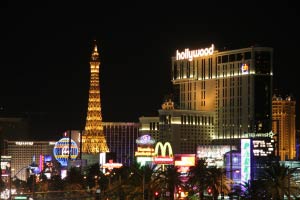 Betere Las Vegas Strip - Hotels und Casinos mit ihren Außenshows am Las JE-35