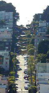 Lombard Street, Russian Hill, San Francisco, Kalifornien