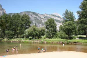 Merced River, Leidig Meadow, Yosemite, Kalifornien