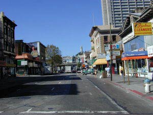 Lombard Street, Stadtrundfahrt, San Francisco, Kalifornien