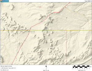 Landkarte, Monument Valley, Utah, Arizona